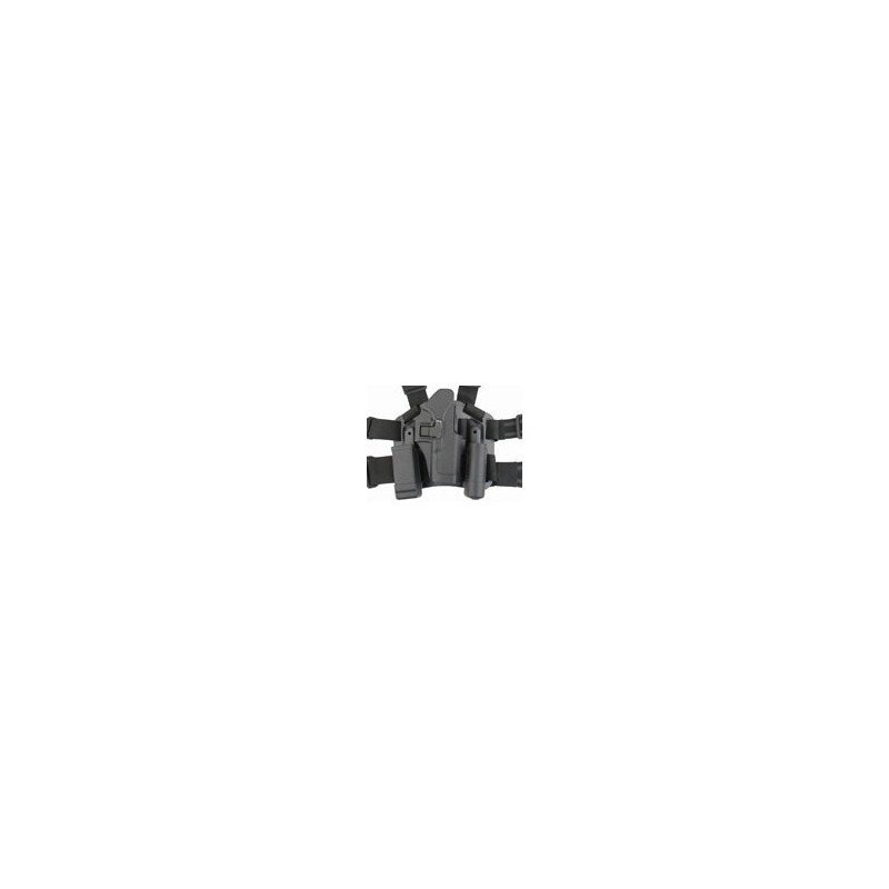 PISTOLERA DX CQC  PARA GLOCK  NEGRO