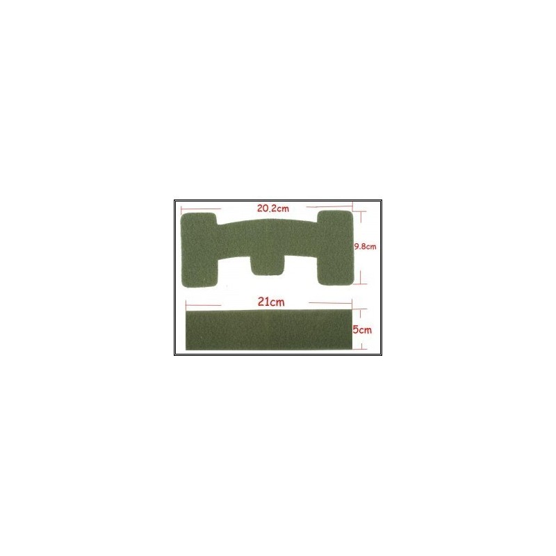 ALM VELCRO ADHESIVO OD-L PARA CASCO