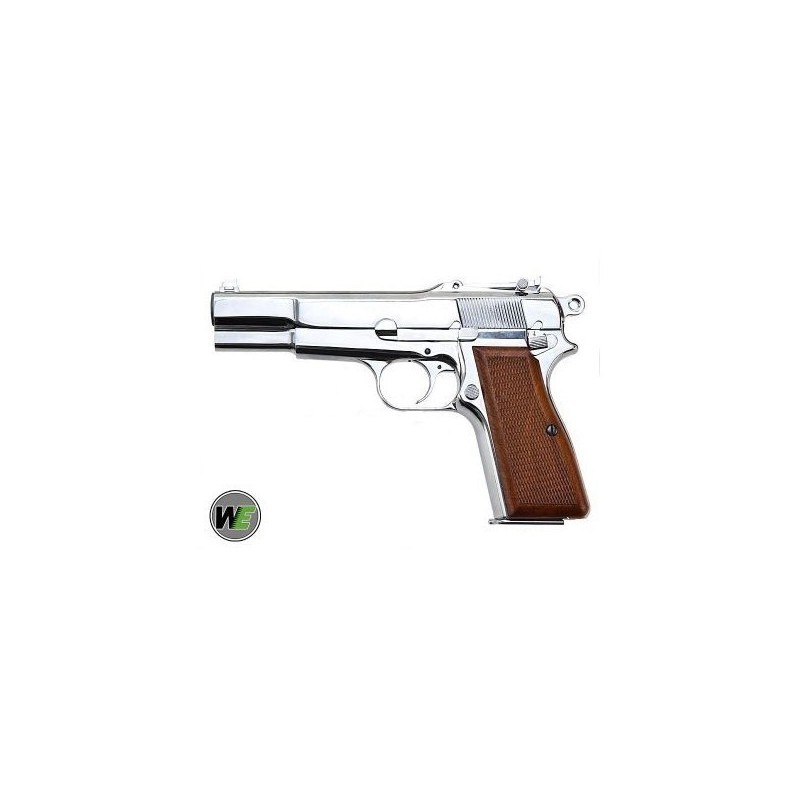 WE BROWNING 1943 HI POWER SILVER