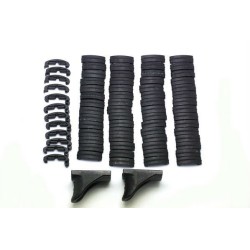 SET CUBRE RIS LaRue 72Pcs NEGRO