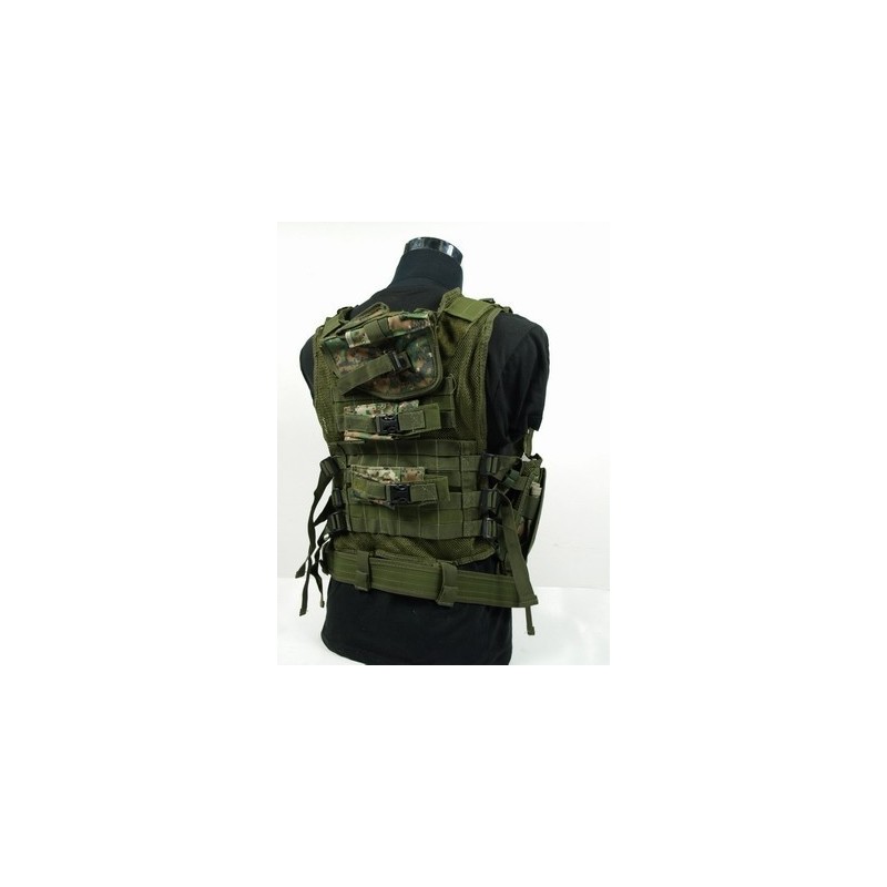 Chaleco táctico USMC CQB Marpat Woodland B