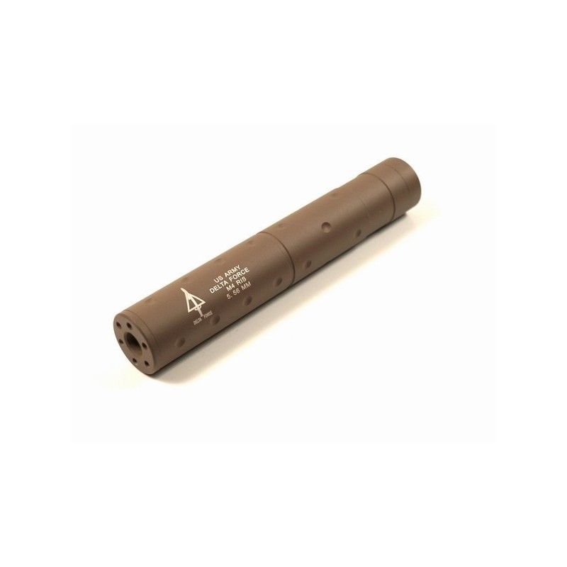 Silenciador mediano DELTA Tan C SUMINISTROS AIRSOFT