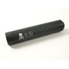 Silenciador mediano Calavera Negro SUMINISTROS AIRSOFT