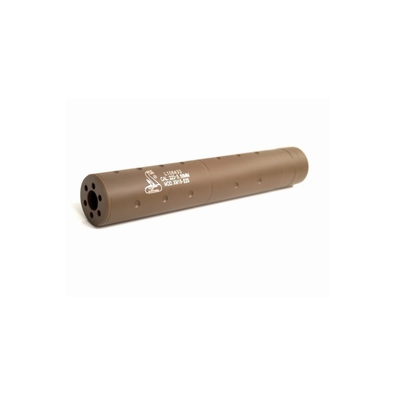 Silenciador largo Bushmaster TAN SUMINISTROS AIRSOFT