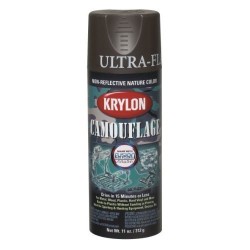 KRYLON CAMOUFLAGE PAINT WITH FUSION TECHNOLOGY (BROWN)