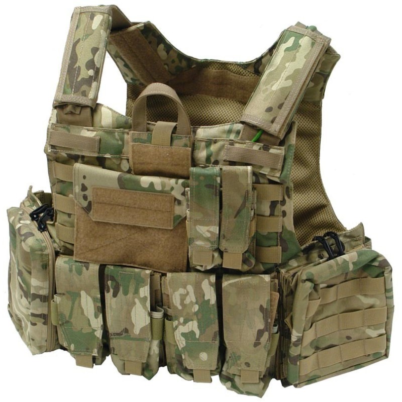 Chaleco táctico C.I.R.A.S. estilo Multicam A