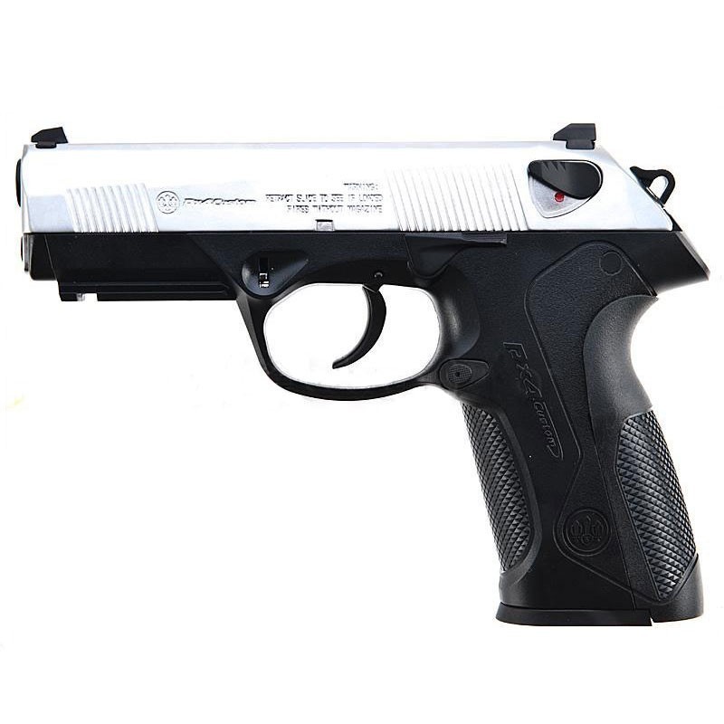 WE 3PX4 CUSTOM GAS BLOWBACK SILVER