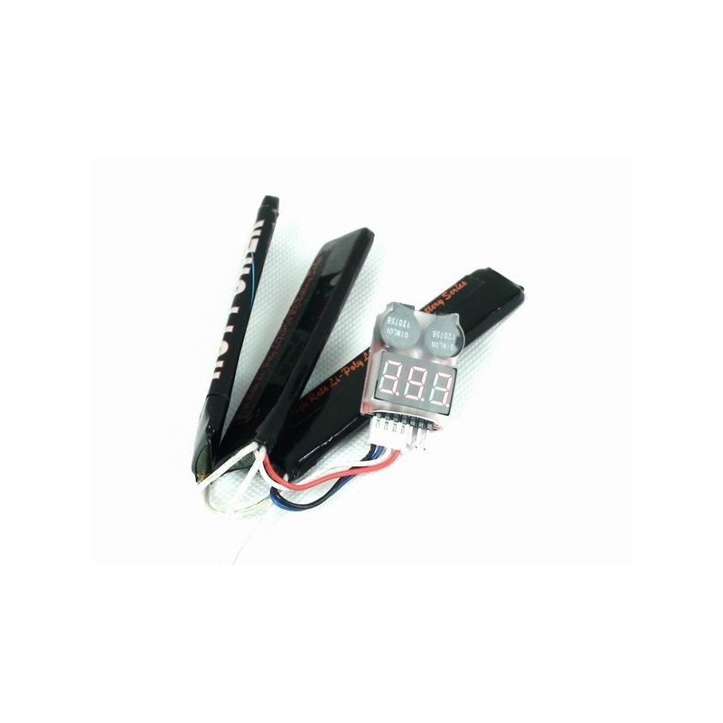 Alarma con indicador para bateria Li-Po