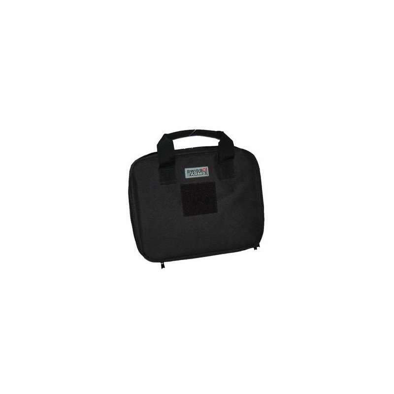 FUNDA MALETIN PORTA PISTOLA SWISS ARMS 32x25 negro