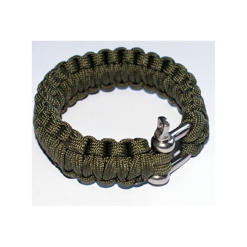 PARACORD BRACELET Cierre Acero (OD)