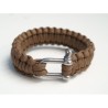 PARACORD BRACELET Cierre Acero (TAN)