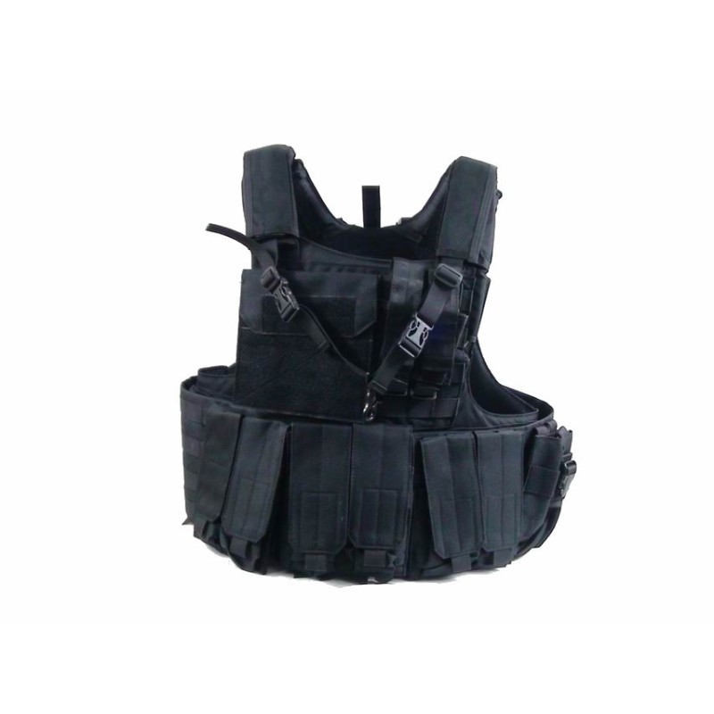 Chaleco táctico C.I.R.A.S. DELUXE NEGRO