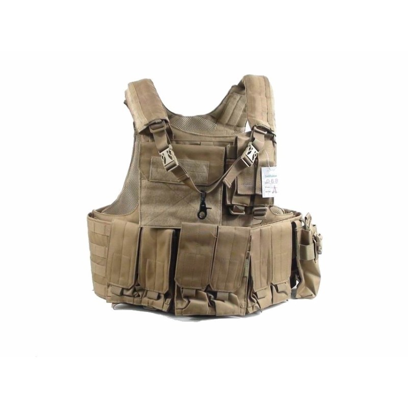 Chaleco táctico C.I.R.A.S. DELUXE TAN