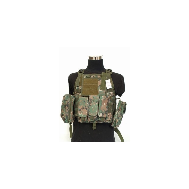 Chaleco Plate carrier Marpat Woodland
