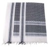 Pañuelo palestino negro-blanco