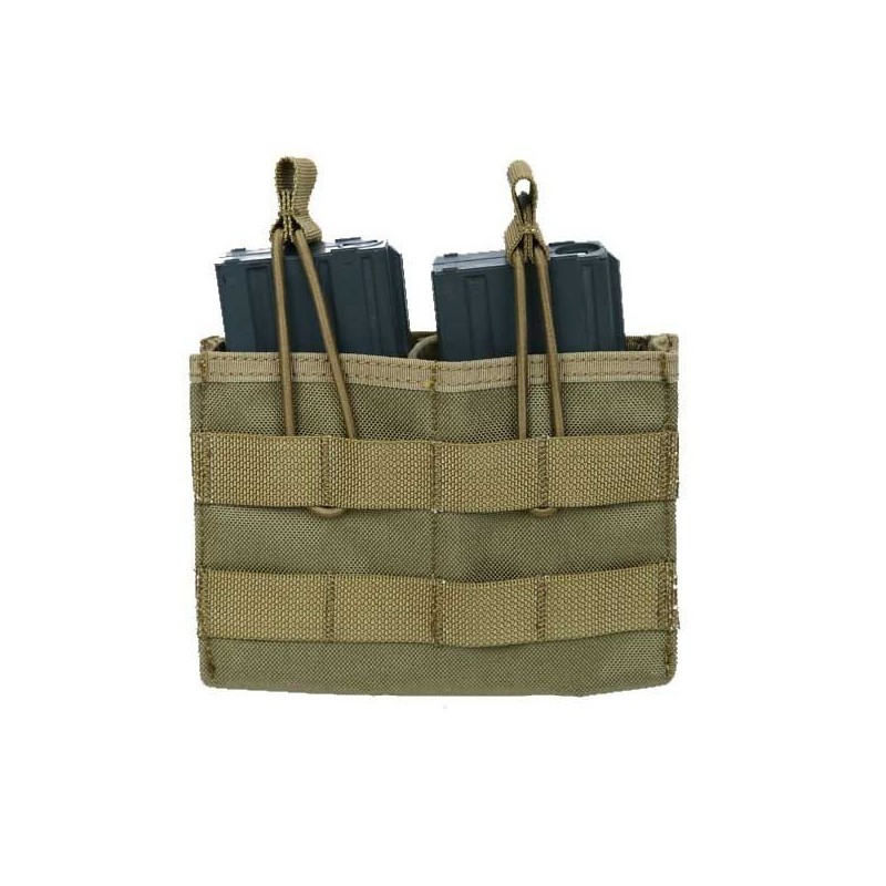 PORTACARGADOR DOBLE ABIERTO TAN SUMINISTROS AIRSOFT
