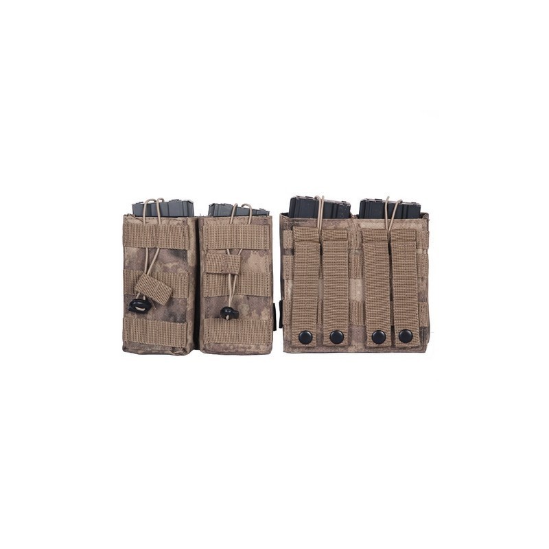 PORTACARGADOR DOBLE ABIERTO A-TACS SUMINISTROS AIRSOFT