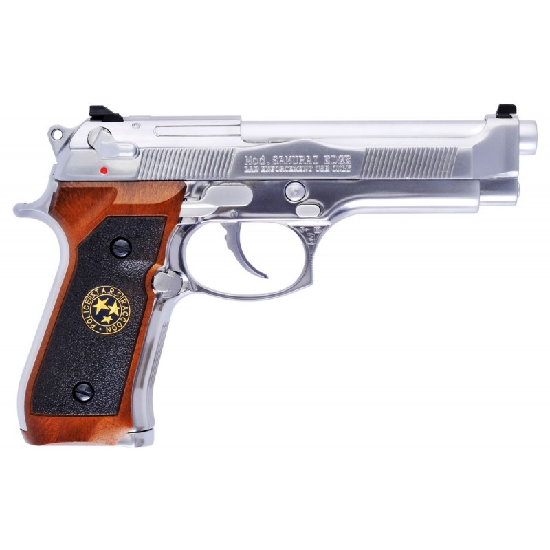 WE M92 Samouraï Edge Chromé Full Métal GBB