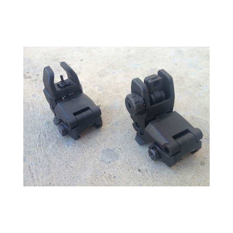 Mira plegable Negro SUMINISTROS AIRSOFT