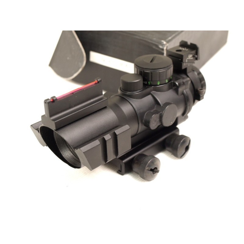 RED DOT TACTICO PUNTO ROJO/VERDE 4X32 CON FIBRA