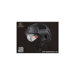 Casco Fast MH con Pantalla Negro Emerson