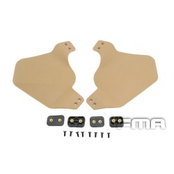 PROTECTORES CASCO side cover for fast helmet rail Tan