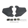 PROTECTORES CASCO Side cover for fast helmet rail negro