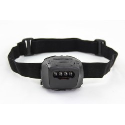 EMERSON Linterna Frontal 4 leds Negra con filtro de color y montura para Casco