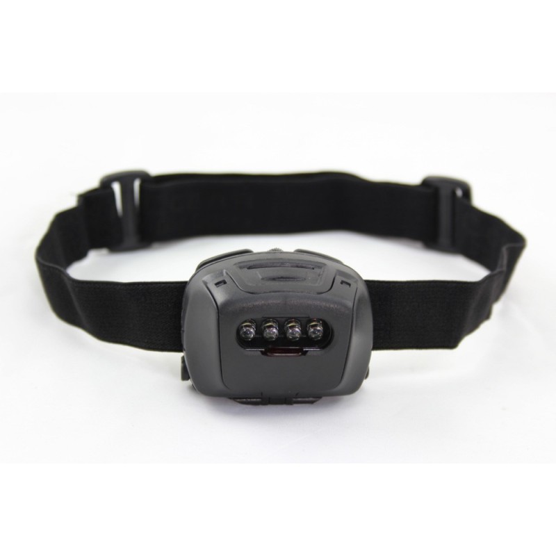 EMERSON Linterna Frontal 4 leds Negra con filtro de color y montura para Casco