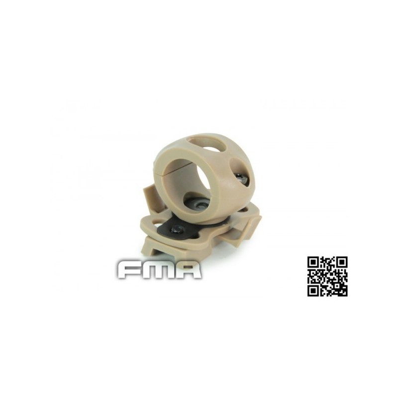 FMA helmet flashlight folder TAN