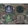 Parche PVC Frog Skeleton tan 4