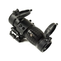 3X Magnifier for Red Dot flip to side mount