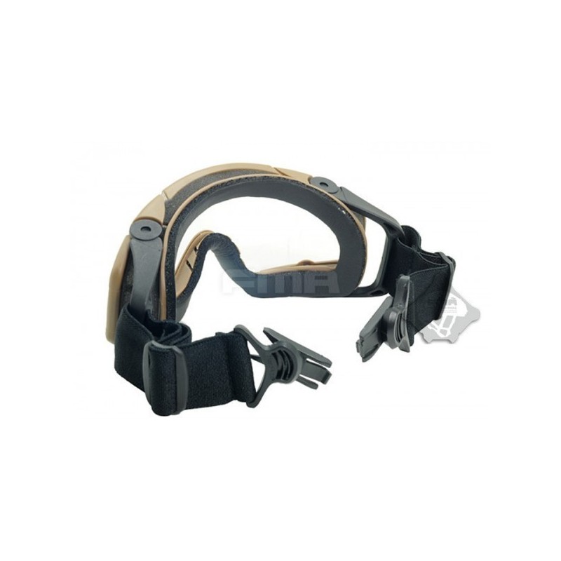 FMA SI-Ballistic-Goggle GAFAS ENGANCHE CASCO TAN