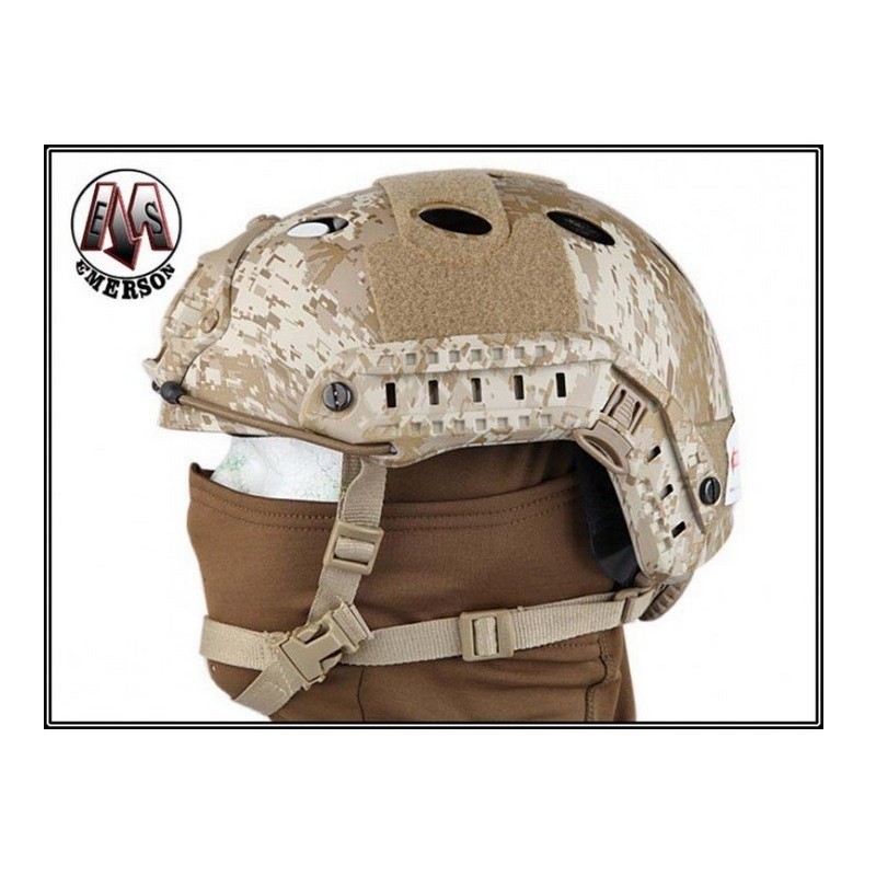 EMERSON FAST HELMET PJ TYPE PREMIUM VERSION DESERT DIGITAL