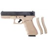 WE GLOCK E18 GEN4 GAS BLOWBACK TAN