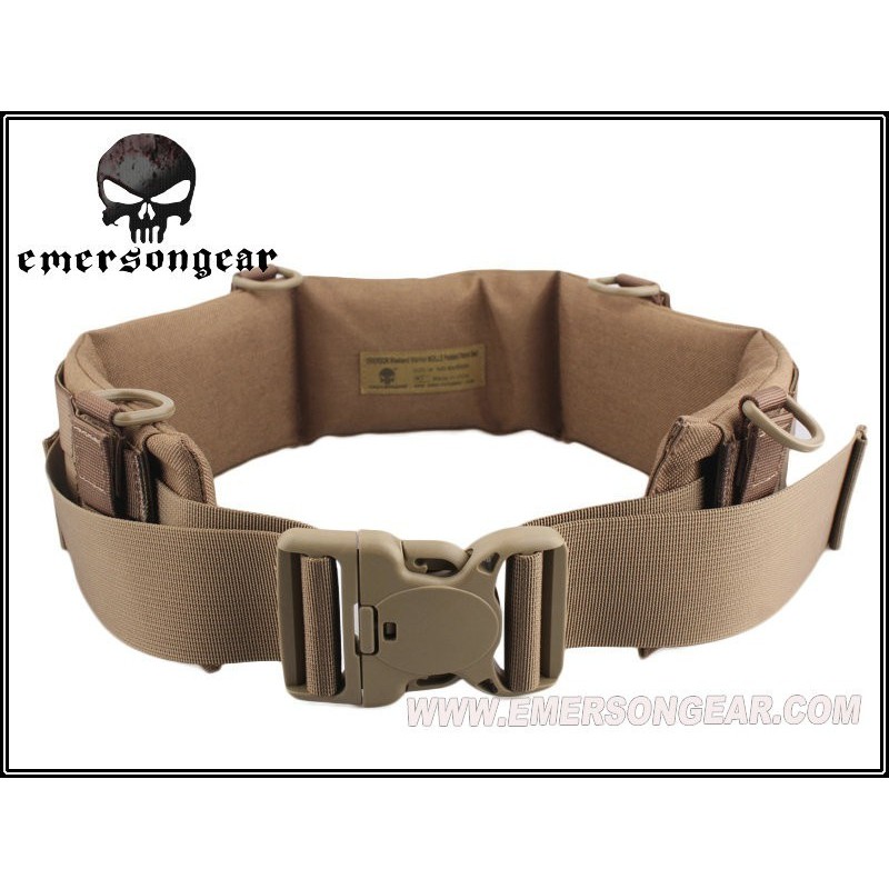 CINTURON MOLLE CON ANILLAS PARA TRINCHAS COYOTE M EMERSON