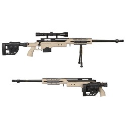 WELL MB4411D TAN CON MIRA Y BIPODE NEGRO 500FPS