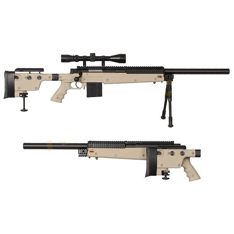 WELL MB4406D TAN VISOR BIPODE 500FPS