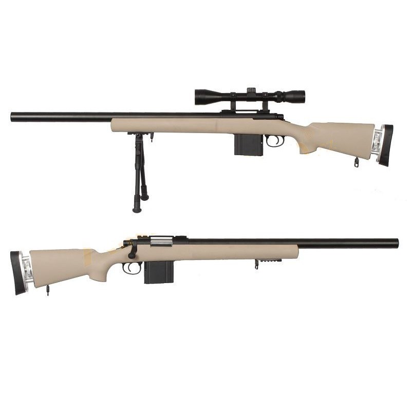 WELL MB4404D TAN VISOR BIPODE 500FPS