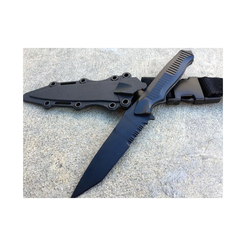 Cuchillo estilo BC141 dummy negro