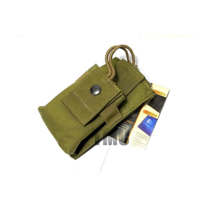 POUCH MOLLE PORTA RADIO PEQUEÑO TAN