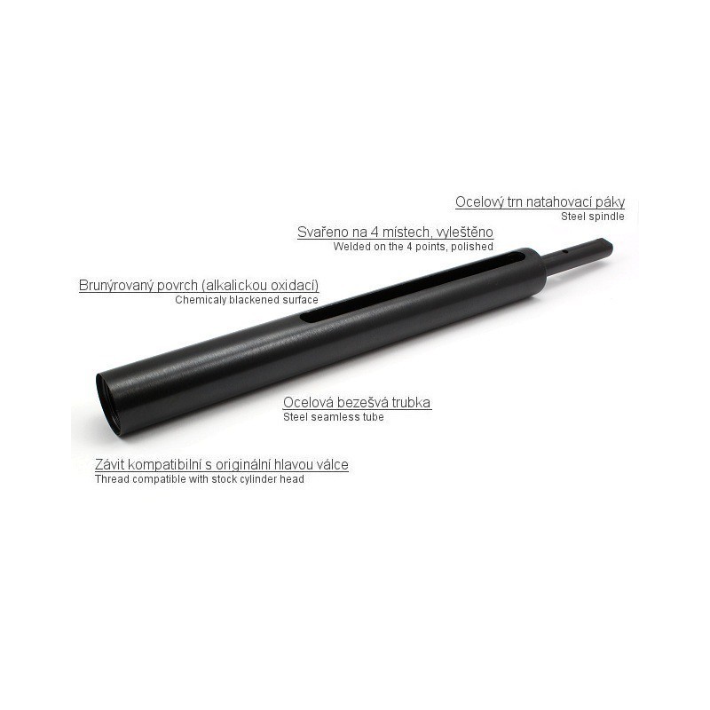 Cilindro de acero para Marui y WELL MB4401,02,03,06,07,08,09 [ AirsoftPro ]