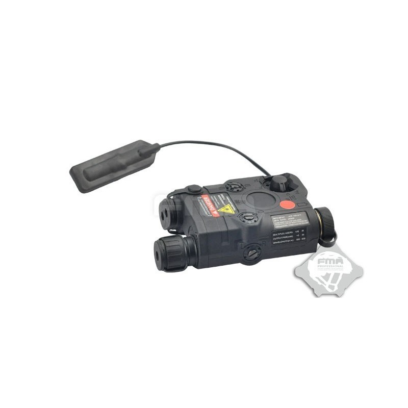 FMA  AN/PEQ 15 laser rojo con linterna Negro
