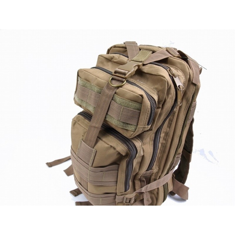 Mochila Compact Assault Tan SUMINISTROS AIRSOFT