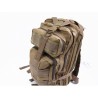 Mochila Compact Assault Tan SUMINISTROS AIRSOFT