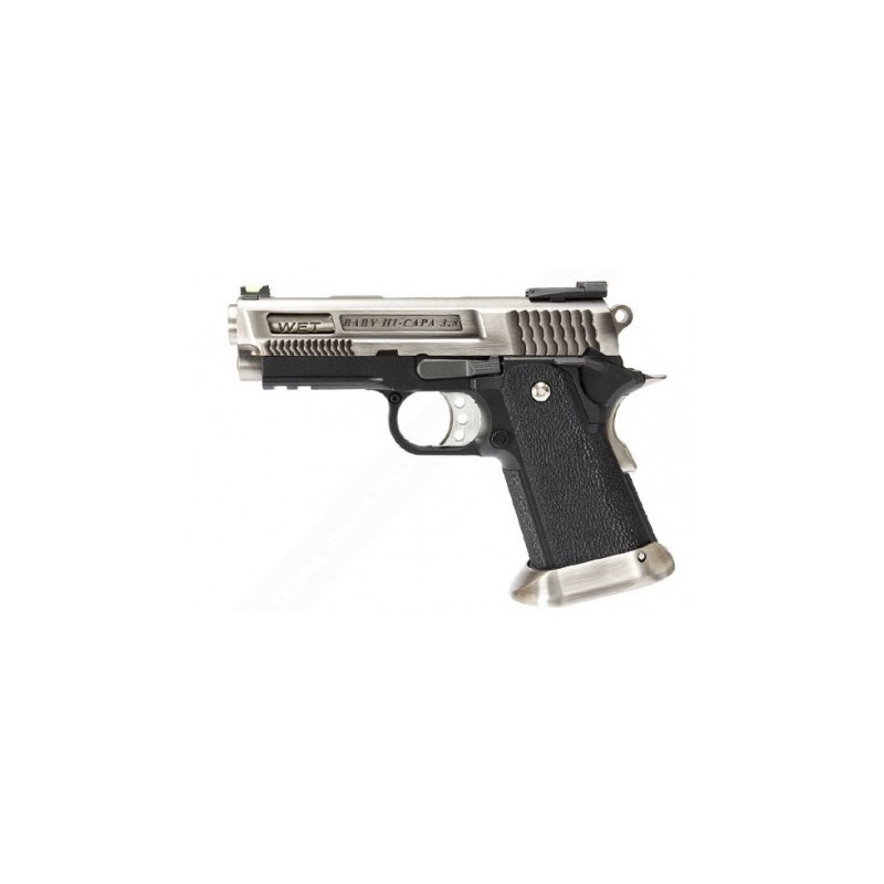 WE HI-CAPA 3.8 SILVER BRONTOSAURUS