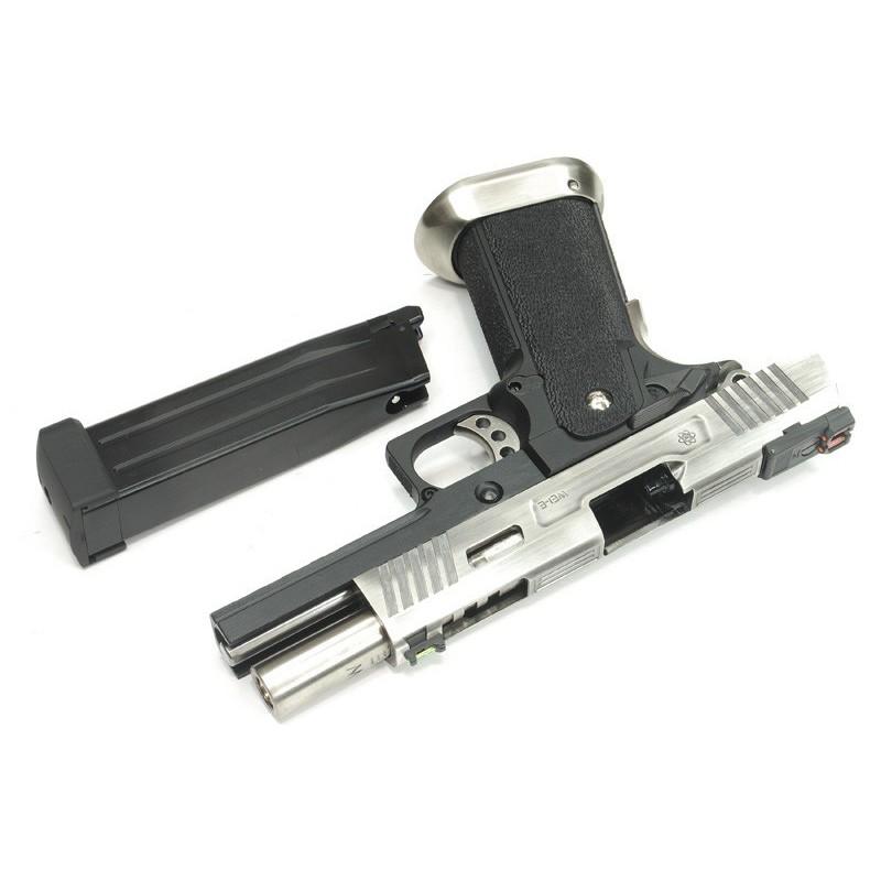 WE HI-CAPA 4.3 SILVER ALLOSAURUS