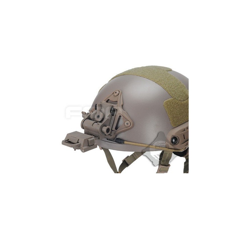 FMA L4G24 NVG MONTURA CASCO BK 100% Plastic DE