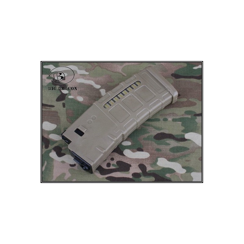 Cargador sopmod estilo PM 80rd tan