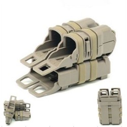 4 PORTACARGADOR FASTMAG PARA PISTOLA Y M4 TAN